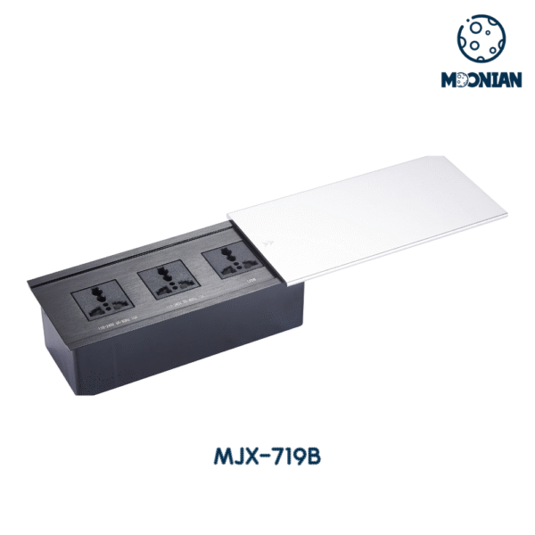 MJX-719B Sliding Cover Socket With 3*AC Outlets MJX-719B
