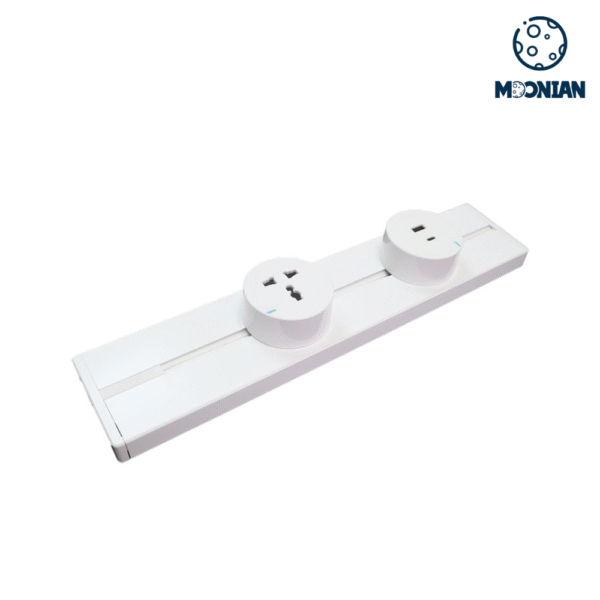 Power Track Socket Removable Modular Trail Socket MJX-S2 White