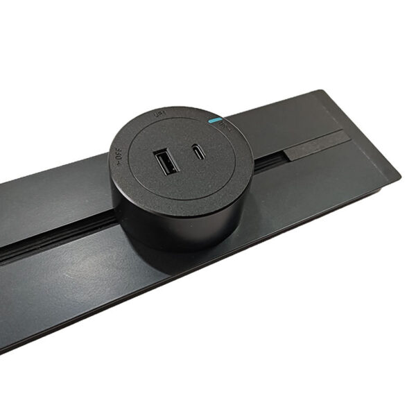 Wall Track Socket Multi-Plugs Power Rail Socket