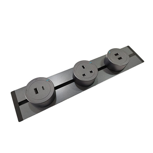 Wall Track Socket Multi-Plugs Power Rail Socket