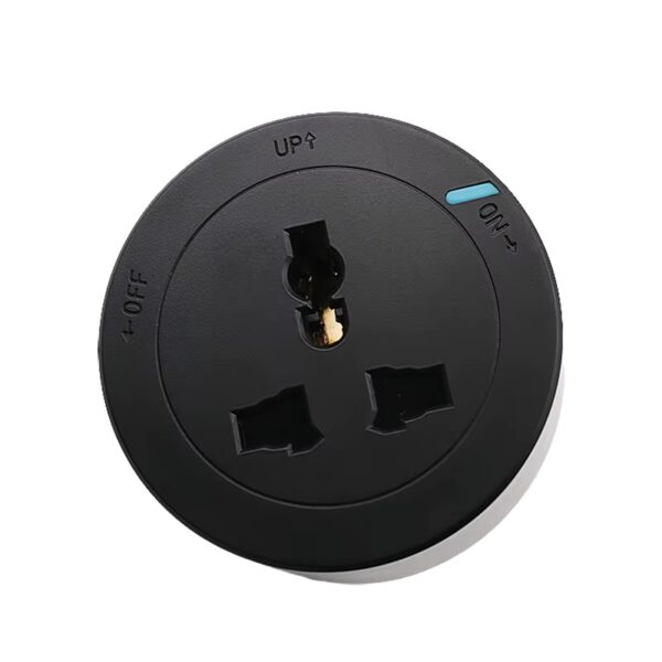 Moonian Blue-Dot Power Track Adapter | Subtle Minimalist Indicator | Soft Blue Glow | UK/EU/Universal