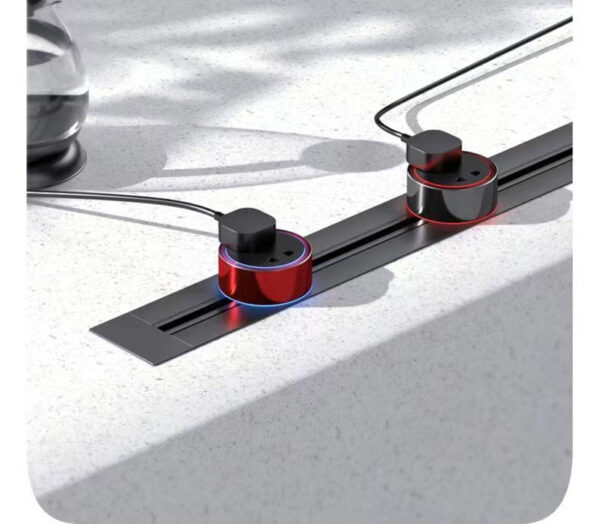 Power Track Rail System Furniture Kitchen Socket