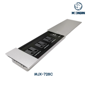 Sliding Cover Socket Single-side Open Desktop Socket MJX-728C