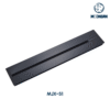 Surface mounted office power track in space black finish