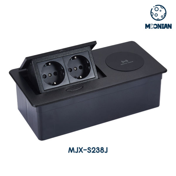 Pop-up Desktop Socket with Wireless Charging S238J