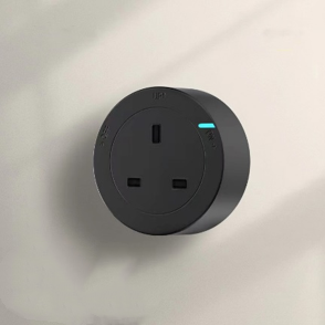 Moonian Blue-Dot Power Track Adapter | Subtle Minimalist Indicator | Soft Blue Glow | UK/EU/Universal