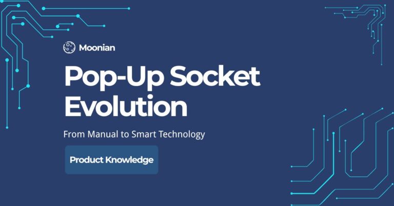 Evolution of pop-up desktop sockets from manual to pneumatic to smart touch-control generation