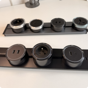 Moonian Premium Aluminum track adapter with high-grade anodized metal finish