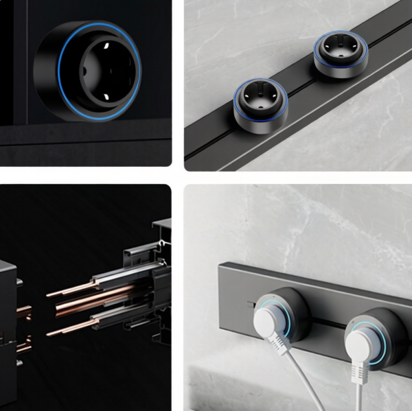 图片10_副本 Moonian Halo-LED Power Track Adapter | Futuristic 360° Light Ring | Premium Track Socket | Universal/UK/EU/USB-C