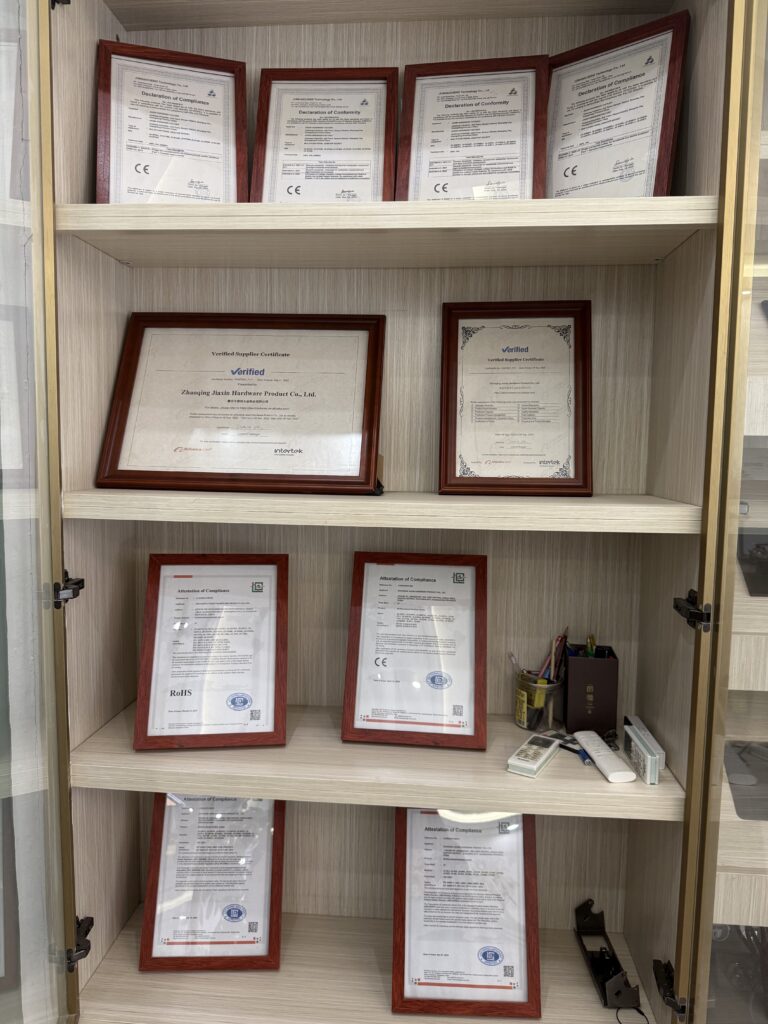 CE and RoHS certification for integrated pop-up desktop sockets, compliant with European safety standards